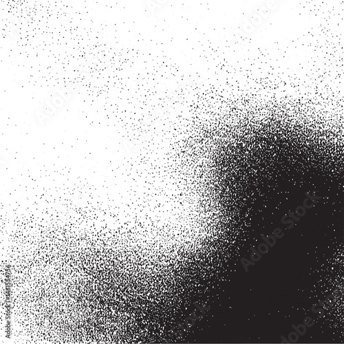 Black and white speckled texture transitions from light to dark.
