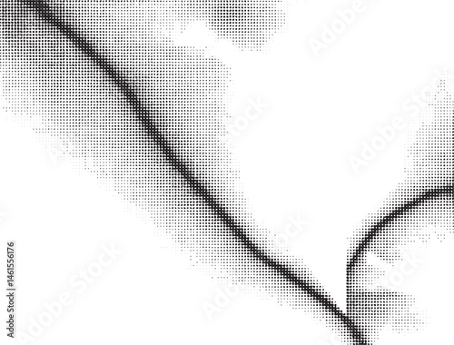 A single dark silhouette of a bird flies across a textured white background.