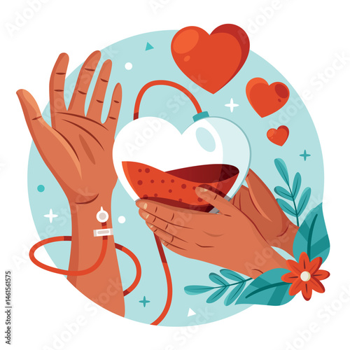 World Blood Donor Day Illustration