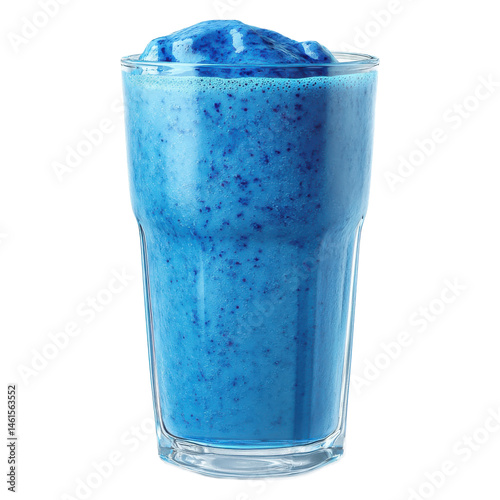 Refreshing blue smoothie drink standard background transparent png