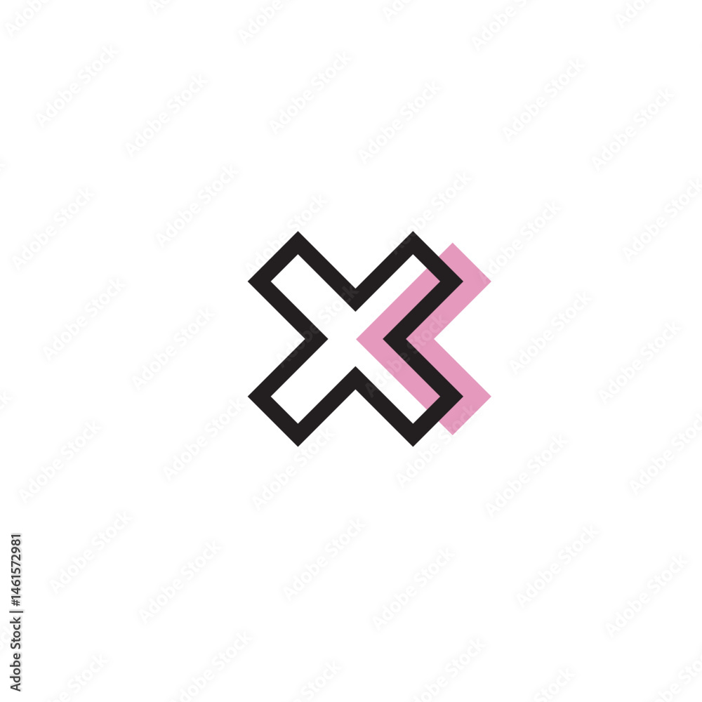 Obraz premium Simple Geometric Memphis