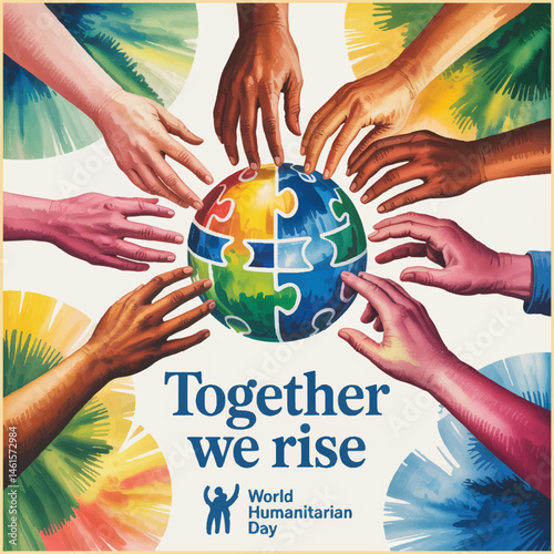 Honoring global compassion, unity, and aid efforts on World Humanitarian Day.
