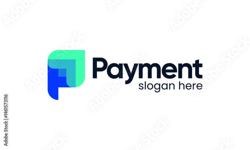 Modern payment logo design graphic icon vector