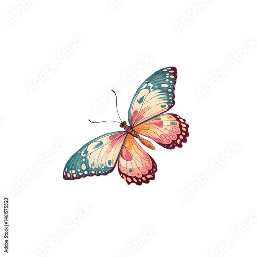 butterfly isolated on white