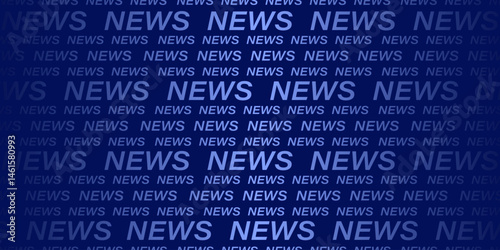 Blue news type gradient modern elegant vector graphic background, tv broadcast concept design