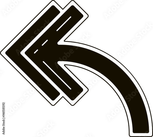 Reply All Arrow Filled Icon
