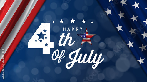 Happy 4th of July, USA Background