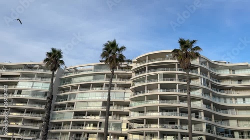An apartment building near Sea Point in Cape Town, South Africa.