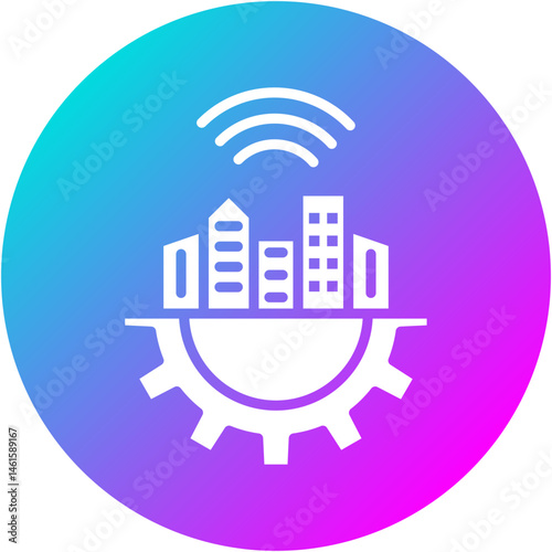 Smart Infrastructure Icon