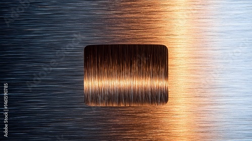Brushed Aluminum Texture in Soft Gray with Linear Pattern