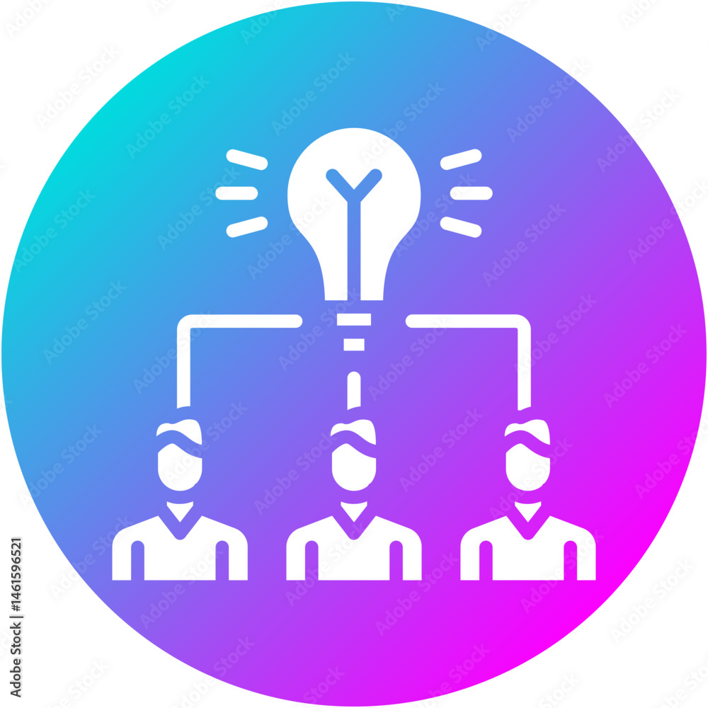 Fototapeta premium Brainstorming Icon