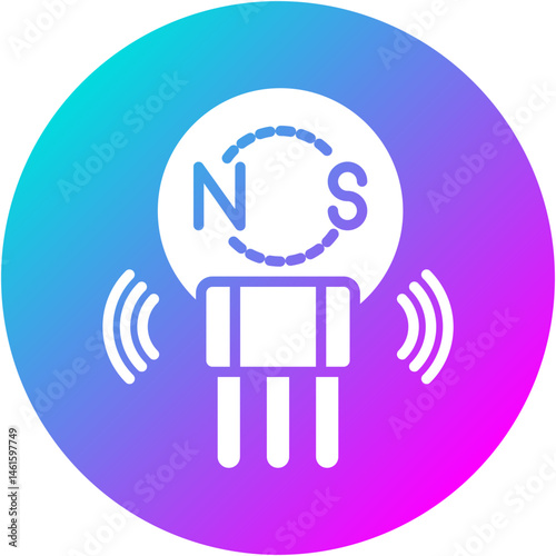 Hall Effect Sensor Icon