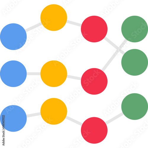 Parallel Coordinates Icon