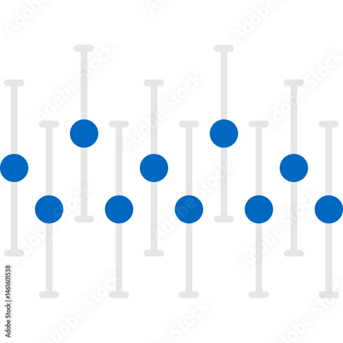 Confidence Interval Plot Icon
