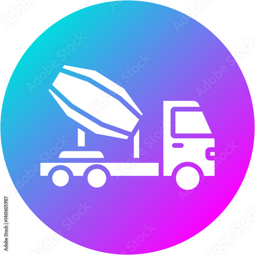 Mobile Batching Plant Icon