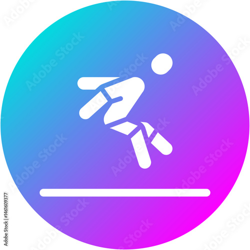 Long Jump Icon