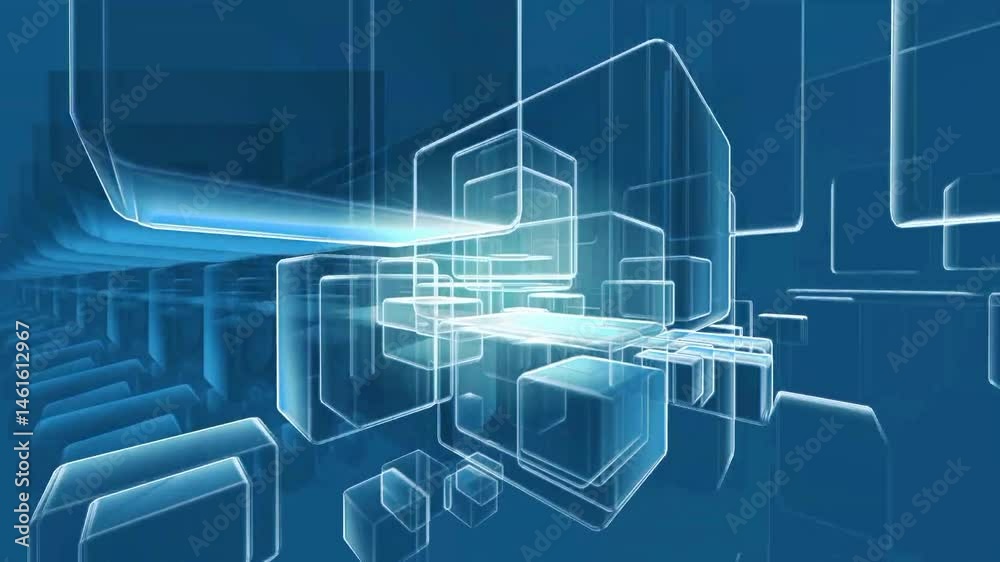 abstract blue background with arrows