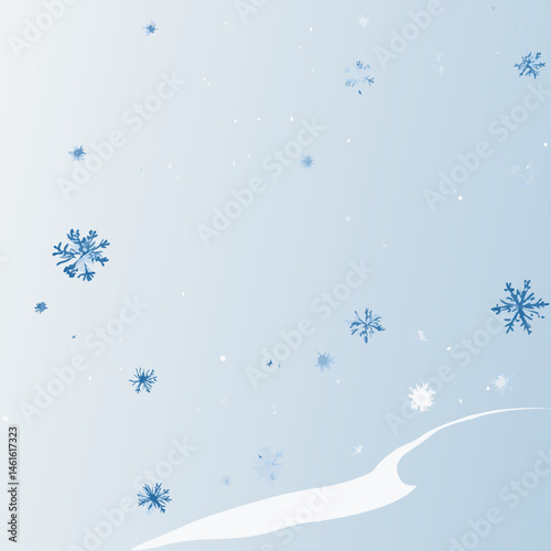 Winter Snowfall Background Collection – Frosty Patterns & Peaceful Landscapes
