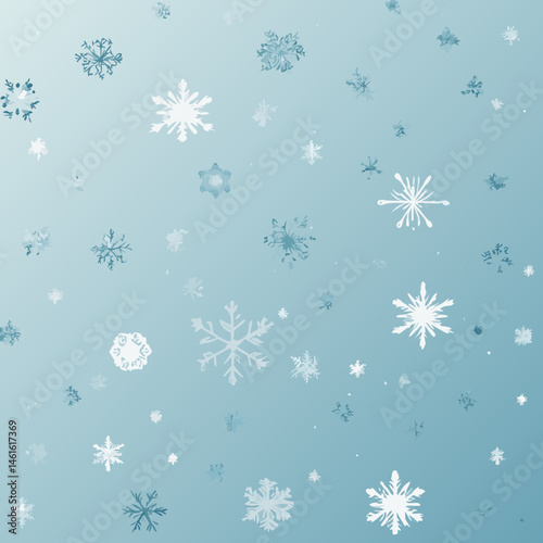 Winter Snowfall Background Collection – Frosty Patterns & Peaceful Landscapes