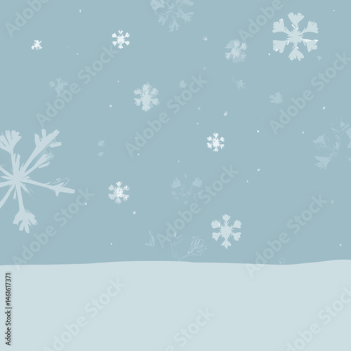 Winter Snowfall Background Collection – Frosty Patterns & Peaceful Landscapes
