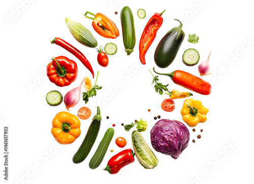 Wallpaper Mural Creative summer vegetables Torontodigital.ca