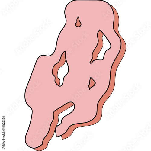 Abstract Smoke Shape