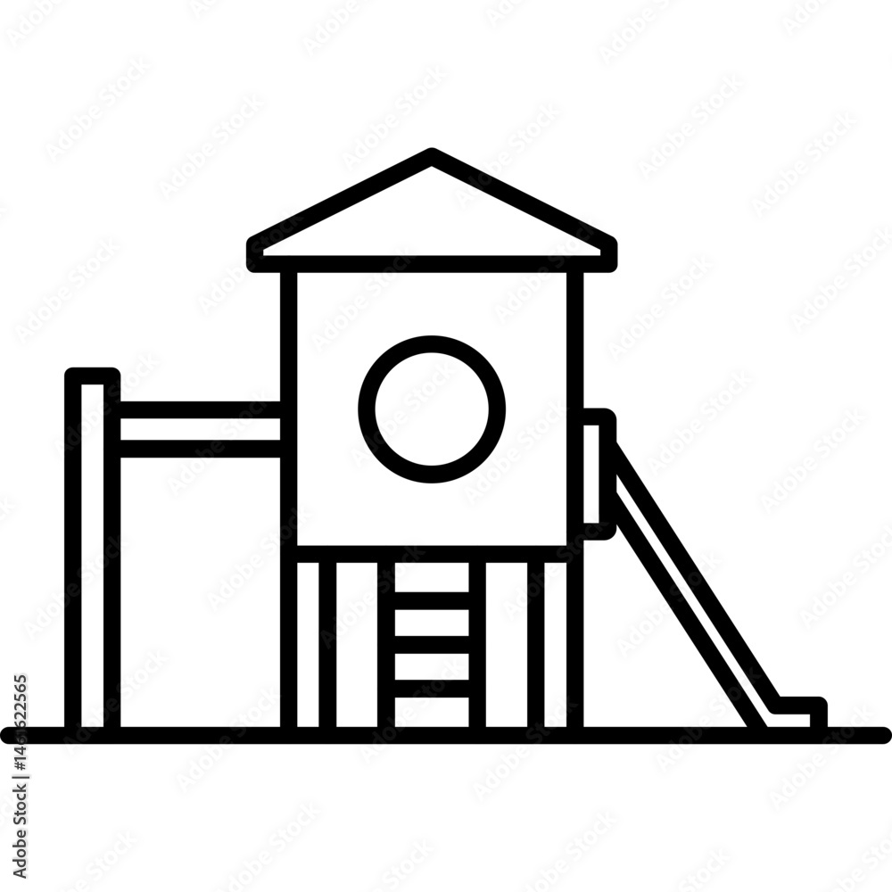 Naklejka premium Soft Play Area Icon