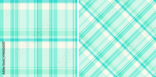 Seamless textile vector of fabric check background with a texture tartan pattern plaid. Set in summer colors for valentines day outfit inspiration.