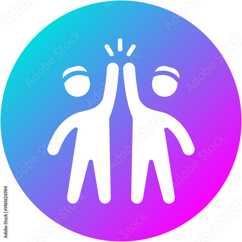High Five Crowd Icon