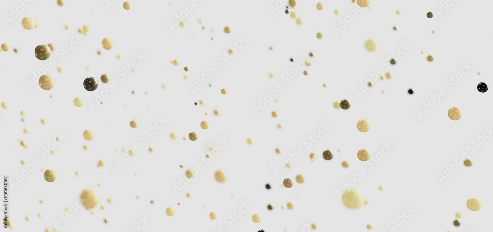 Elegant background with gold and beige confetti. Perfect for celebrations, invitations, and more!