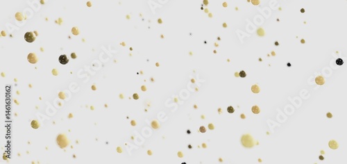 Obraz na płótnie Elegant background with gold and beige confetti. Perfect for celebrations, invitations, and more! w salonie