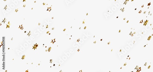 Obraz na płótnie Festive background with gold stars. Perfect for holidays, celebrations, and more! w salonie