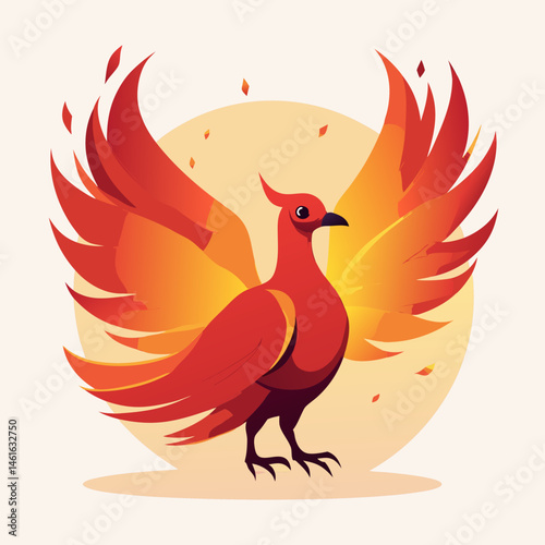 Fiery Phoenix Logos – Mythical Bird of Rebirth, Flame & Flight Symbol Designs