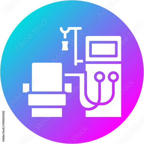 Kidney Dialysis Machine Icon