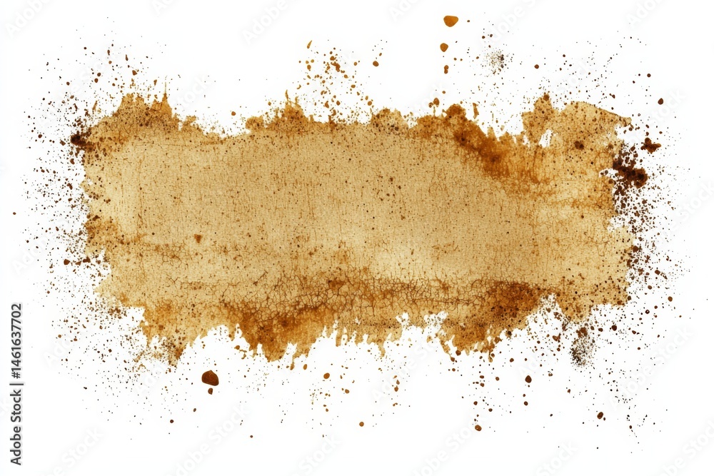 Grunge Texture on Isolated White Background