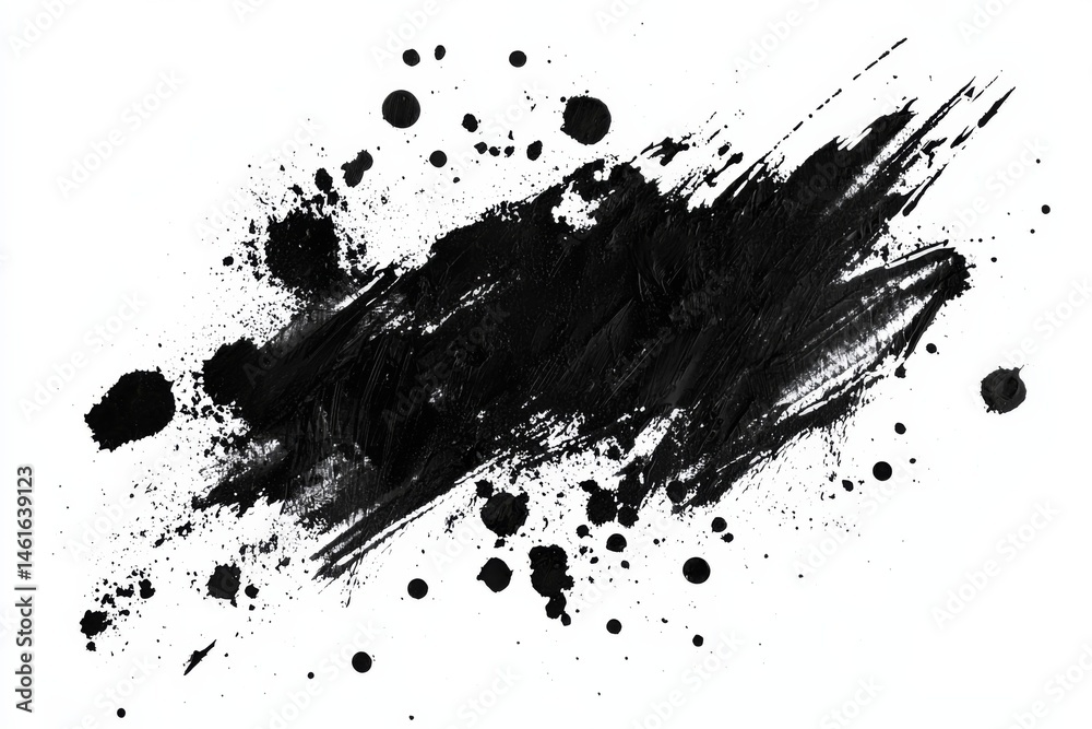 Grunge Texture on Isolated White Background