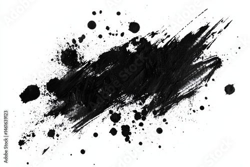 Grunge Texture on Isolated White Background