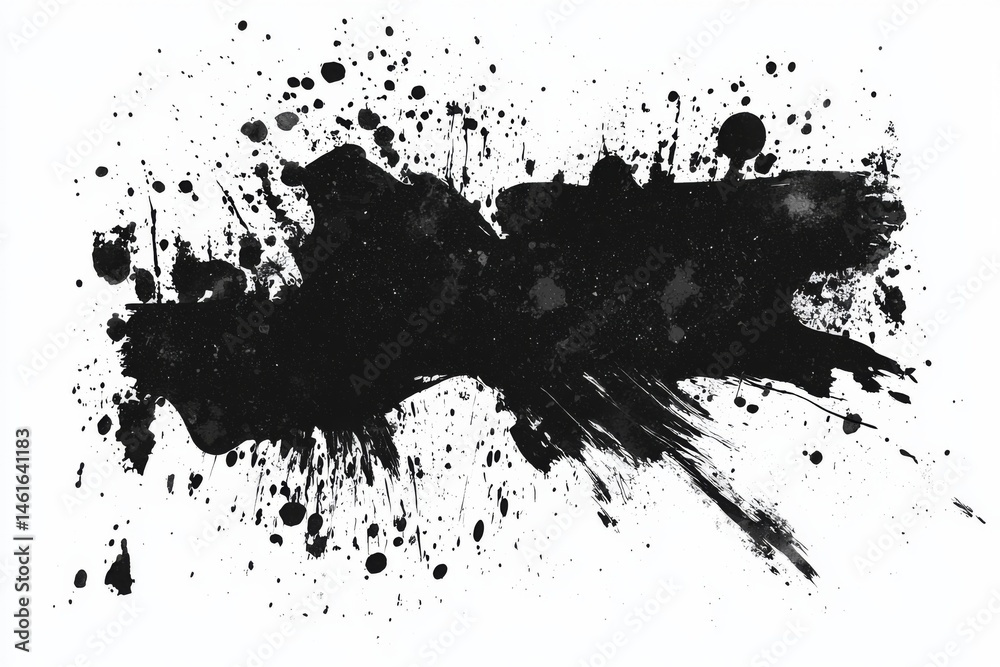 Grunge Texture on Isolated White Background