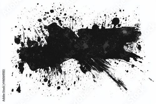 Grunge Texture on Isolated White Background