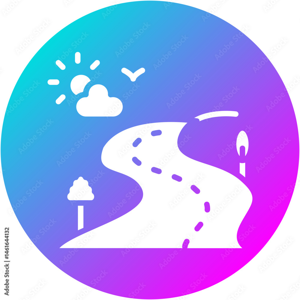 Fototapeta premium Rivers Icon