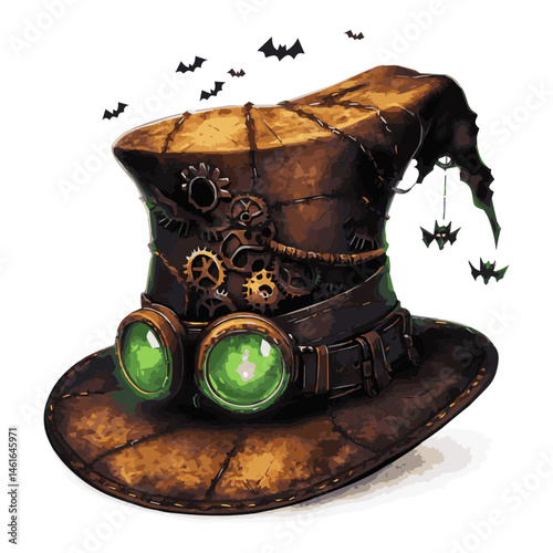 haloween hat green sunglass