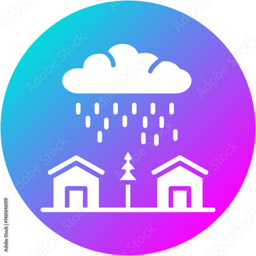 Monsoon Climate Icon