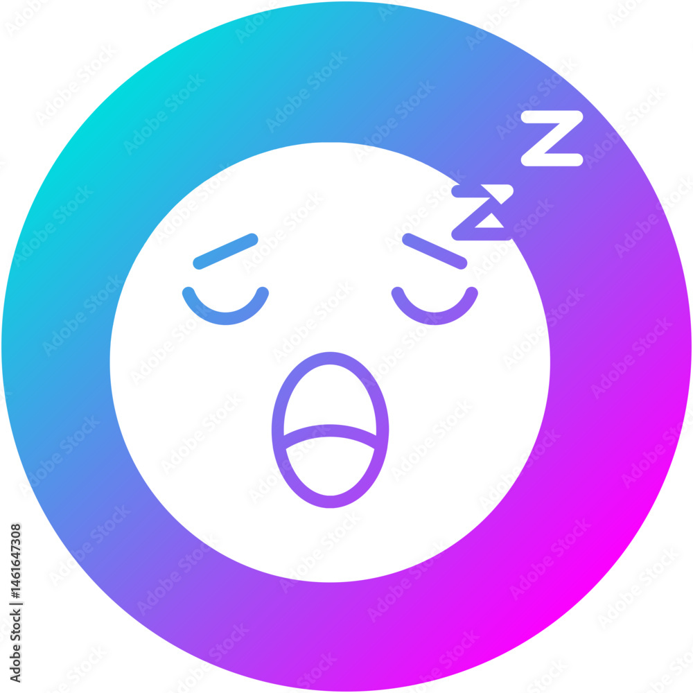 Sleepy Emoji Icon Sleepy Emoji Icon