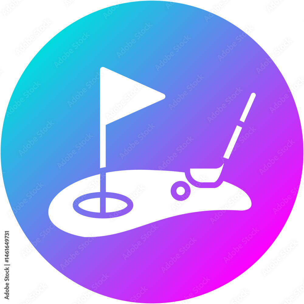 Miniature Golf Icon Miniature Golf Icon