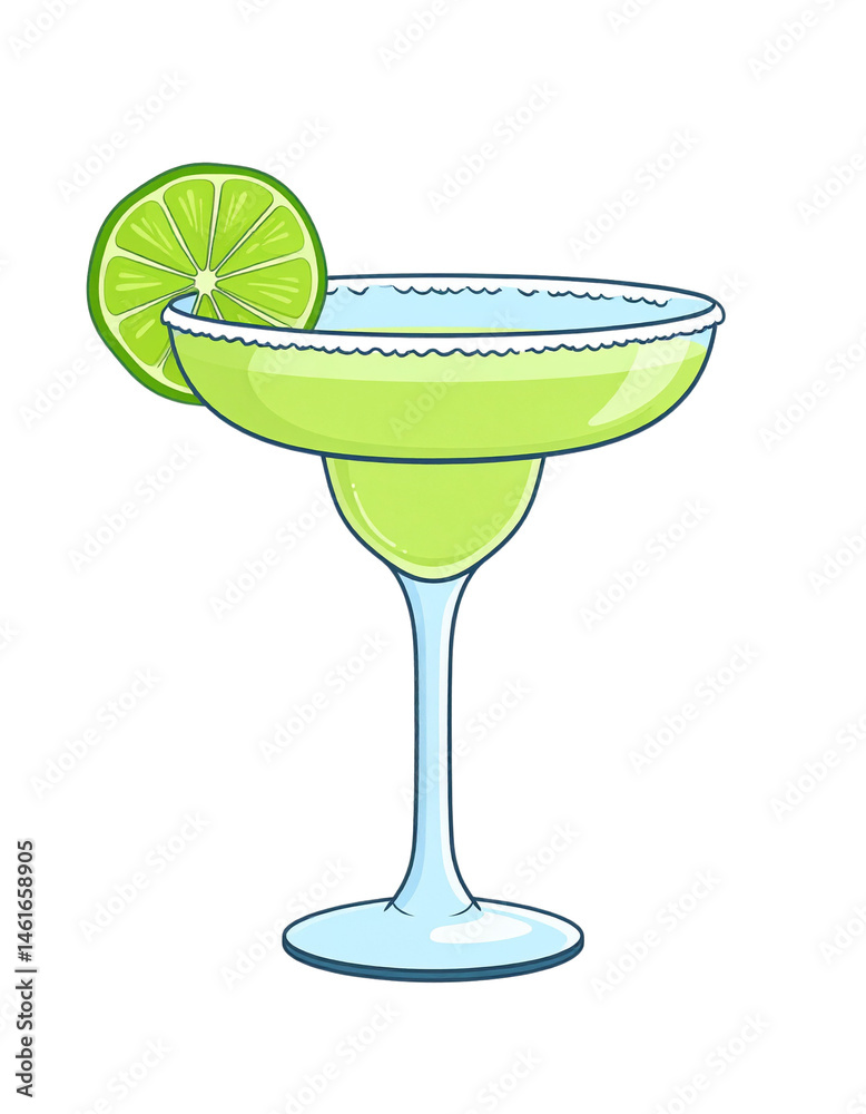 custom made wallpaper toronto digitalA margarita cocktail in a glass garnished with a lime wheel.