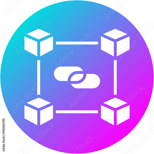Blockchain Protocol Icon
