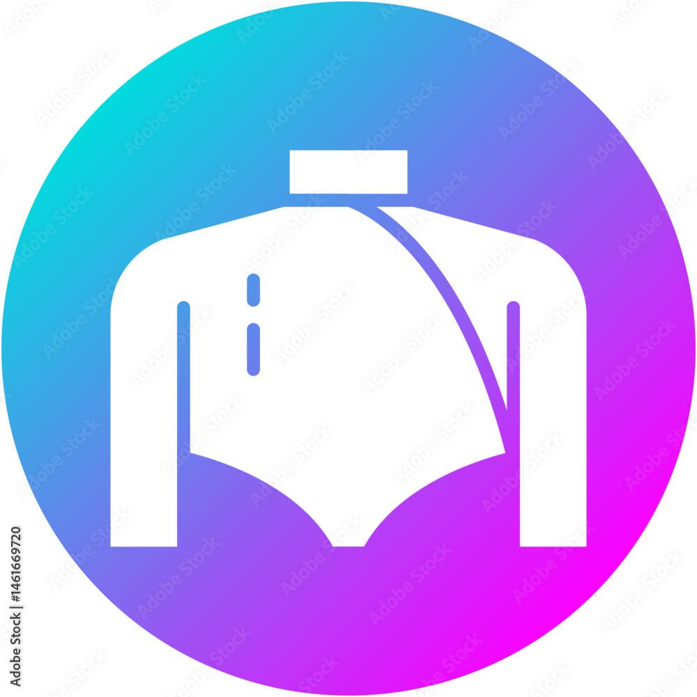 Fototapeta premium Fencing Jacket Icon