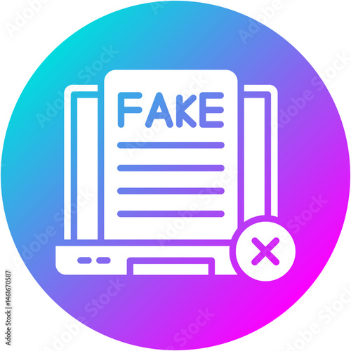 Fake Headline Icon