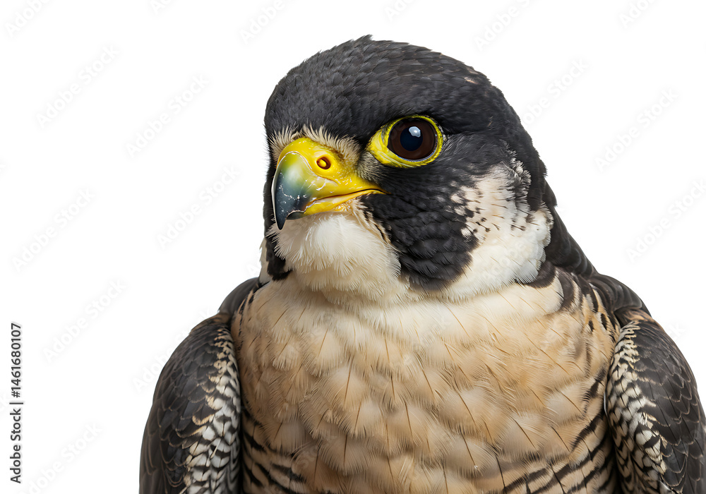 Obraz premium Majestic Peregrine Falcon: High-Resolution Bird Image