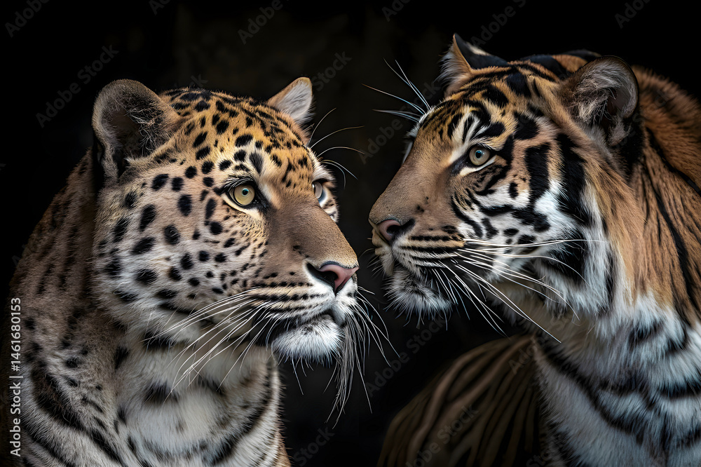 Fototapeta premium Portrait of a tiger